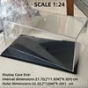 Scale 1/64 1/43 1/32 1/24 1/18 Clear Acrylic Display Box Case for Car Model Dust Cover Pre Made Box Diecast Professional Storage 5