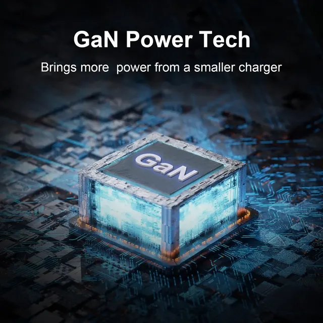 Chargeur Gan 65W PD 33W quick charge QC 3.0, adaptateur USB