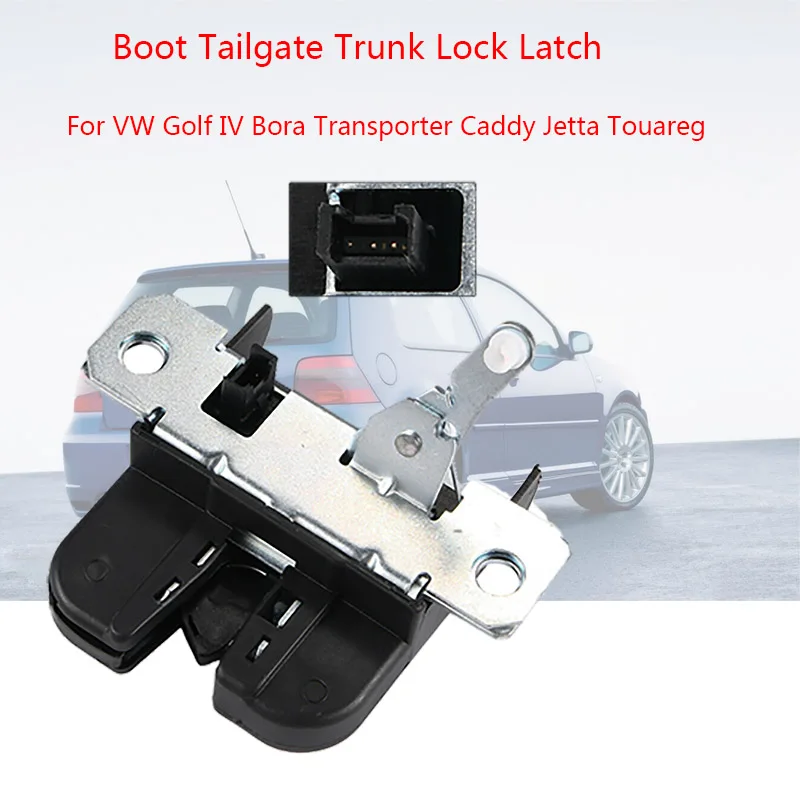 Boot Tailgate Trunk Lock Latch For Vw Golf Iv Bora Transporter Caddy
