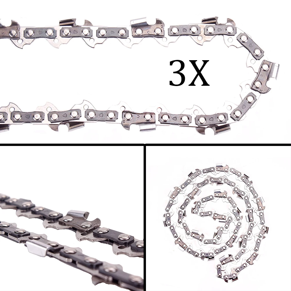 Description Picture 3 of item3x 14inch/35cm Chainsaw Saw Chain 1.3MM 3/8 0.050" 52 Fits For 135 235 236 Replacement Garden Power Tool Parts//