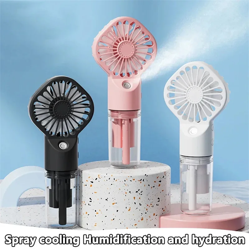 Handheld Mini Air Conditioner USB Rechargeable Portable Humidifier Mist Cooler Cooling Spray Humidifier Fan For Home/Office/Dorm 1 Sf49c80c1360e4106b35f86d025c00e616