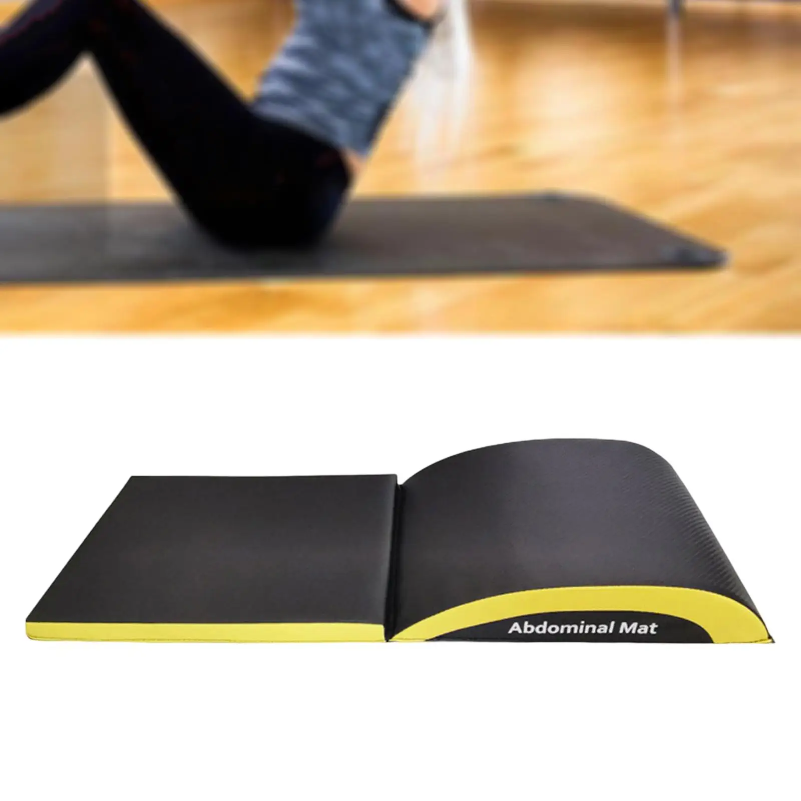 Folded Ab Exercise Mat Abdominal Trainer Pad Turnhalle Support Sit up Training
