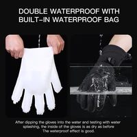 Winter Outdoor Snowy Cycling Skiing Sports Mountaineering Warm Windproof Waterproof Durable Waterproof Ski Thick Gloves 3