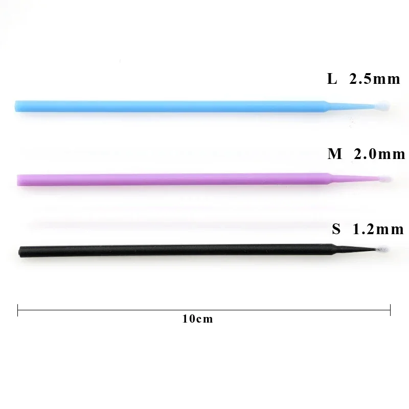 Micro Disposable Brush 100Pcs For Lash Removing Eyelash Extension Tools