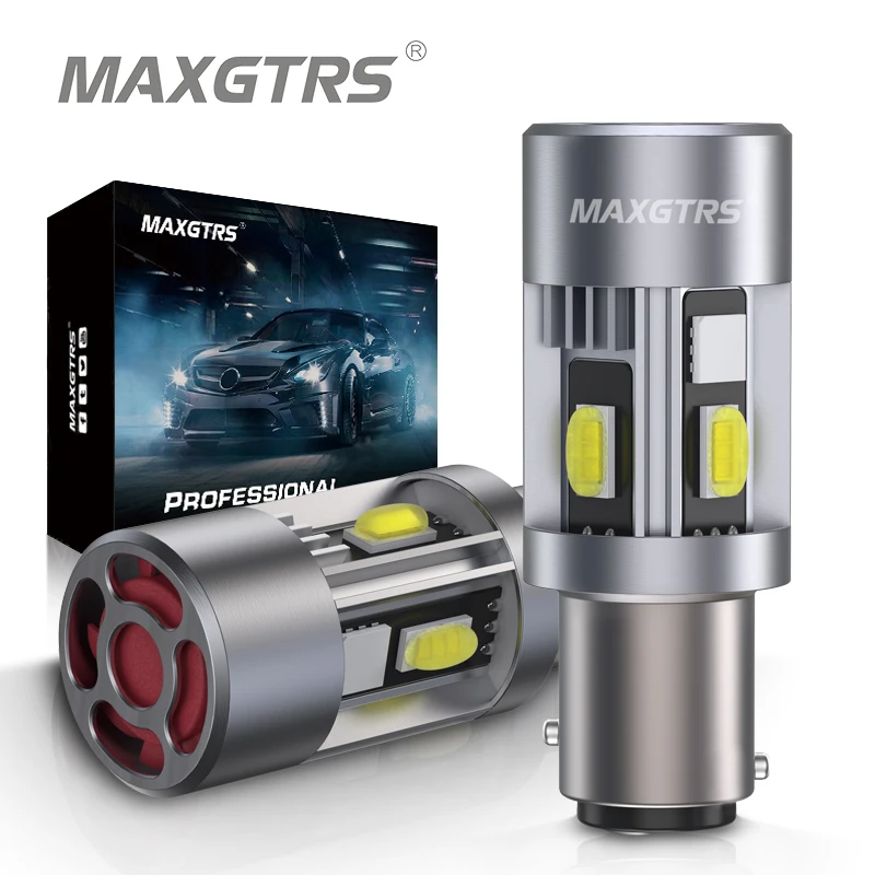 2X Canbus Bay15D P21/5W 1157 7443 W21/5W P21W 3570 Led Chip Lampadina Red Stop Tai Nessun Errore Hyper Flash Light Brake Lamp Lens