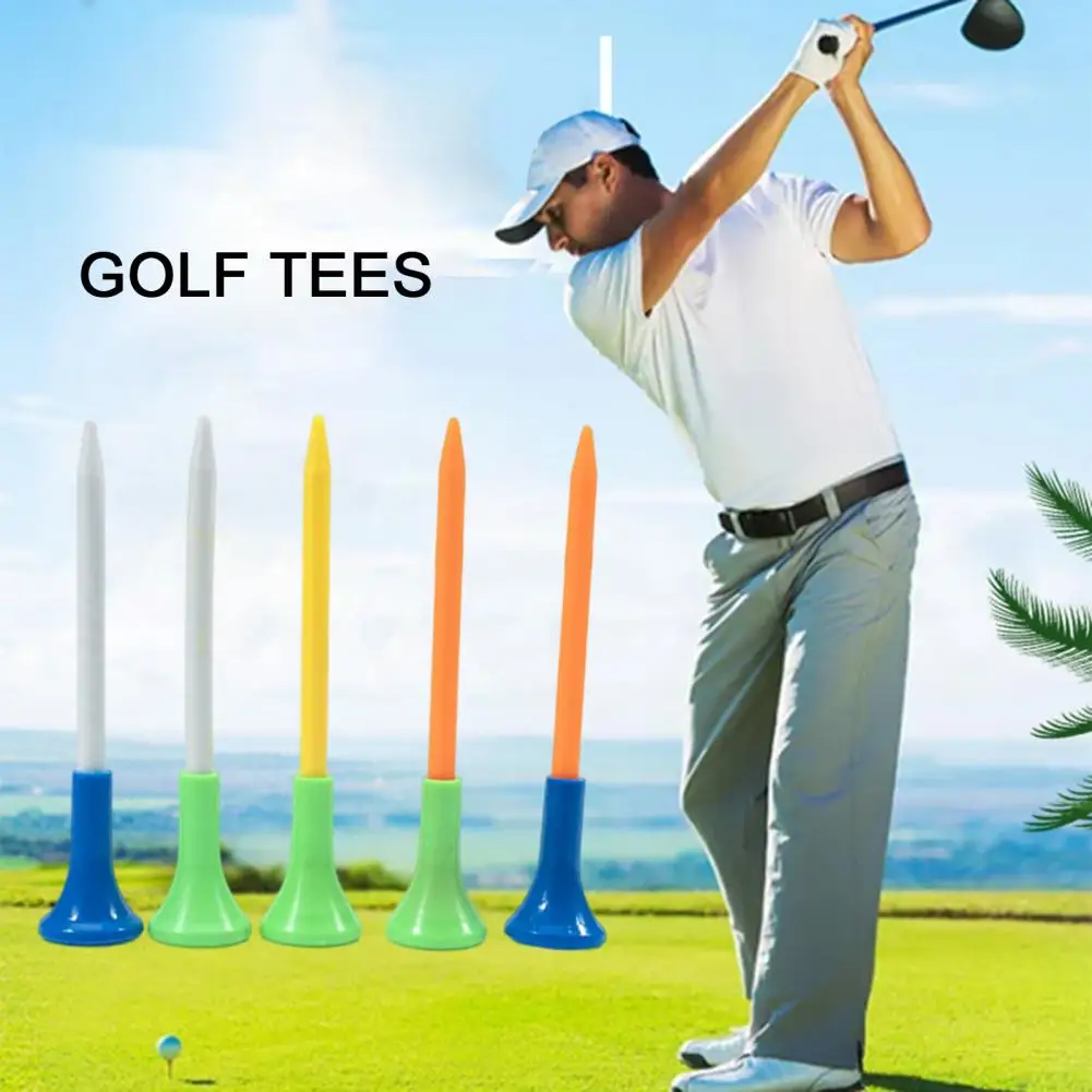 

Golf Tees Low Friction Golf Tees Durable Unbreakable Golf Tees for Distance Easy Installation 50pcs High Stability Low Friction