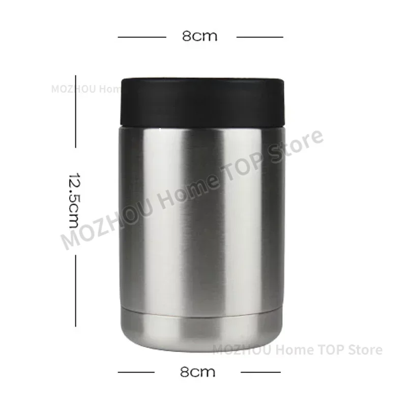 16 OZ Stainless Steel Beer Bottle Cold Keeper Can/Bottle Holder Double Wall Vacuum Insulated Beer Bottle Cooler Bar Accessories beer bottle cooler drink cooler