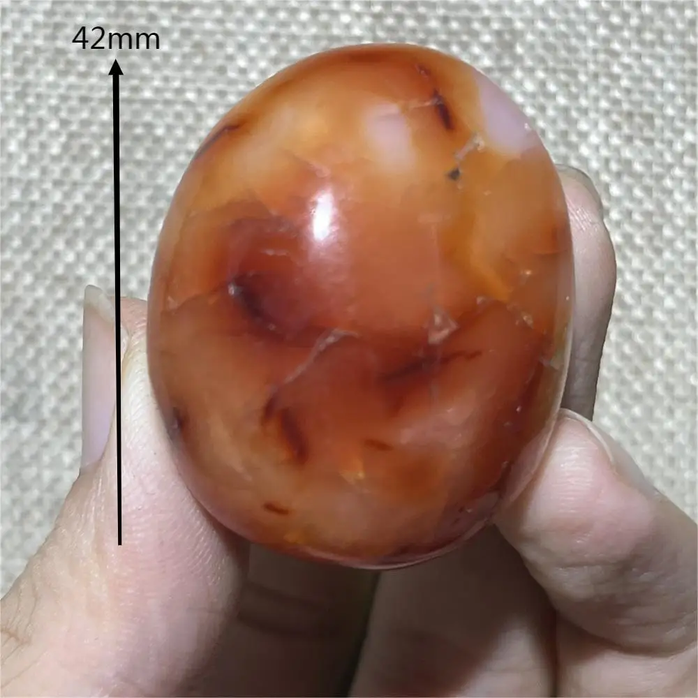 Natural Carnelian Palm Mini Reiki Red Agate Stone Quartz Meditation High Quality Reiki Mineral House Decorati Beauty Energy 2