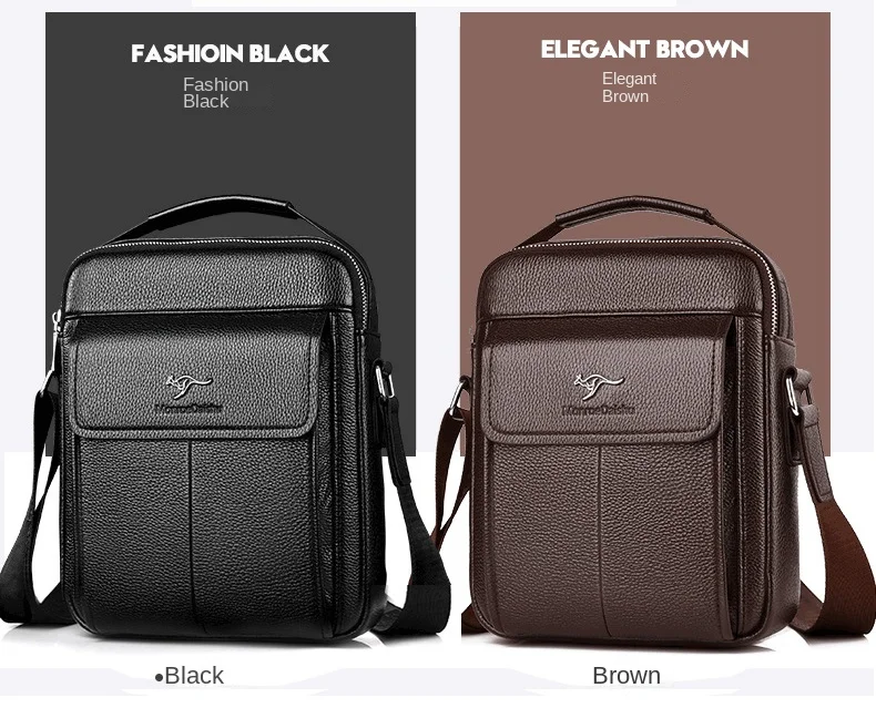 New Men's Bag Retro Shoulder Bag for Husband Fashion Handbag Leisure Crossbody Bags Luxury Designer Bag Father's Day Gift