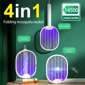 Matamoscas eléctrico de plástico, raqueta de mano, protege a los humanos,  repelente de mosquitos gigante - AliExpress