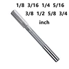 HSS Machine Reamer H7 1/8 3/16 1/4 5/16 3/8 1/2 5/8 3/4 inch Straight Shank Chuck Milling Reamer 3.175mm 1