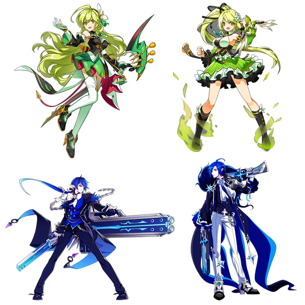 

LuCiel Rena Erindel Stickers ELSWORD Car Sticker Sexy Anime Girl HD Poster Motorcycle Off Road Decorative