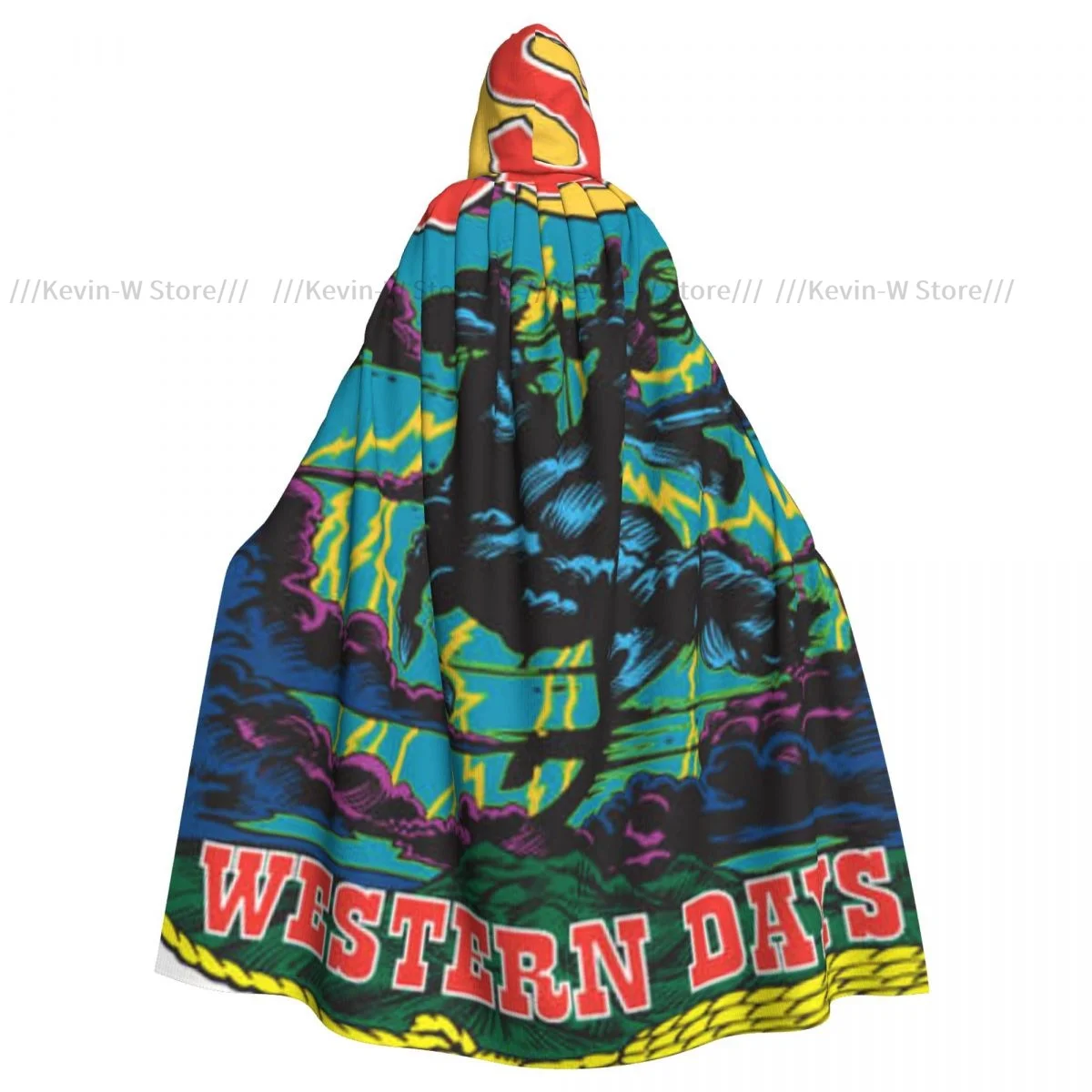

Hooded Cloak Unisex Cloak with Hood USA Western Days Cloak Vampire Witch Cape Cosplay Costume