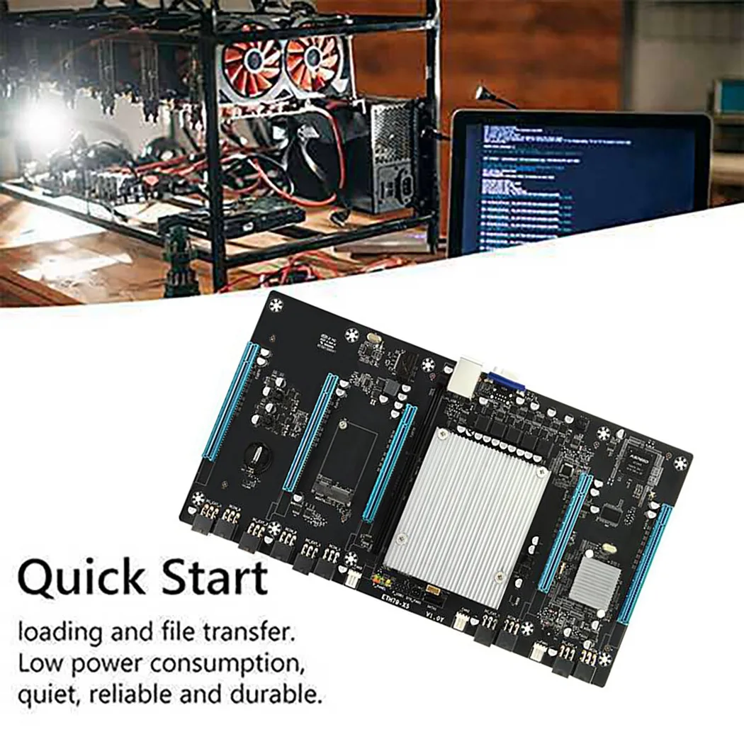 ETH79-X5 BTC ̴   E5 2620 CPU + 128G SSD + 8G DDR3 RAM +  ÷ +  ̺ LGA2011 5 PCIE16X 65mm