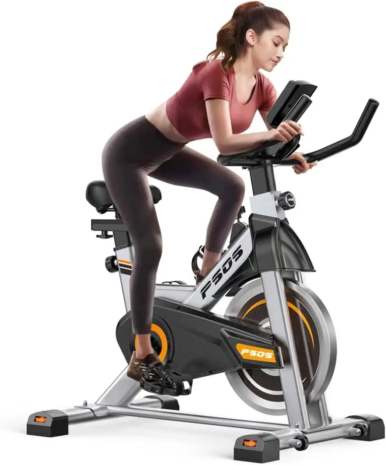 Bike, Stationary Bikes for Home Gym,Workout Bike With Belt Drive,Indoor Cycling Bike With Digital Display & Comfortable