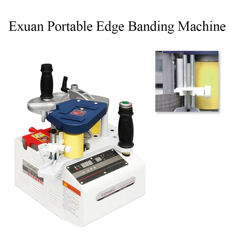 

Portable Edge Banding Machine Wood PVC Automatic Gluing Edge Bander Adjustable Speed/ Digital Temperature Control BR500