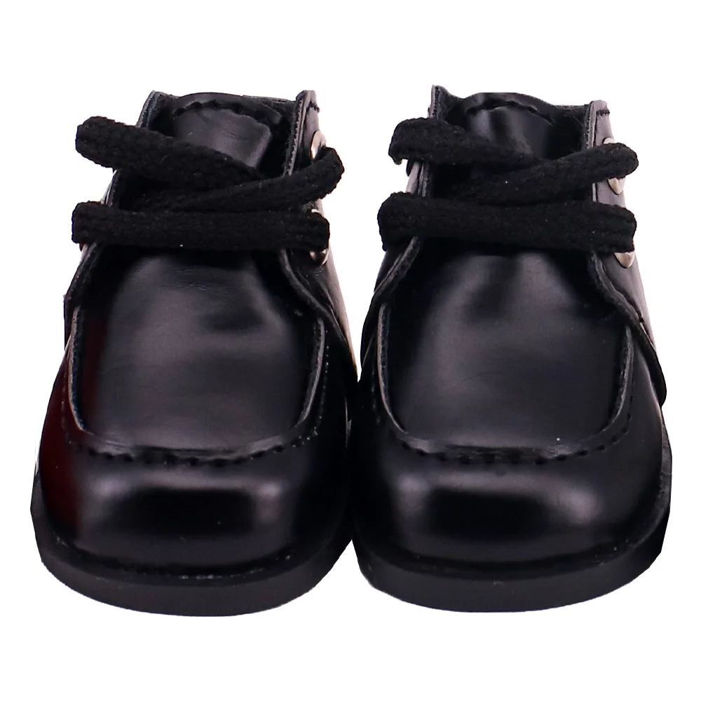 5Cm Black Doll Shoes Plush Boots Leather Shoes For 14.5Inch American Girl Doll,Nancy,Paola Reina,EXO Doll Our Generation Kid Toy 5