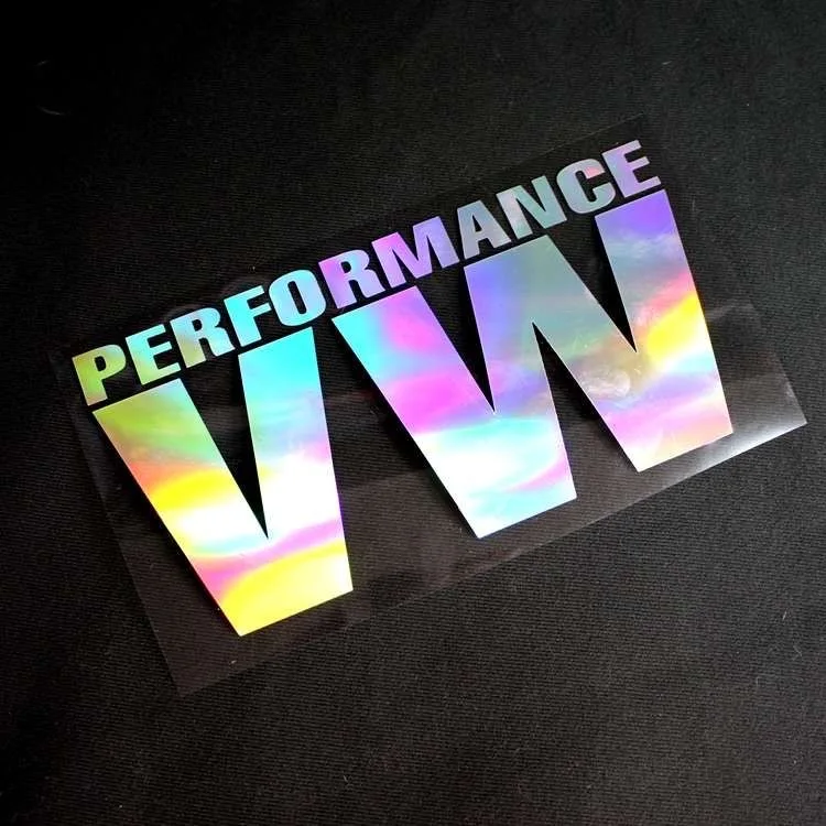 반사형 전면 윈드실드 스티커, VW 골프 사기타르 제타 자동차 외부 액세서리용..