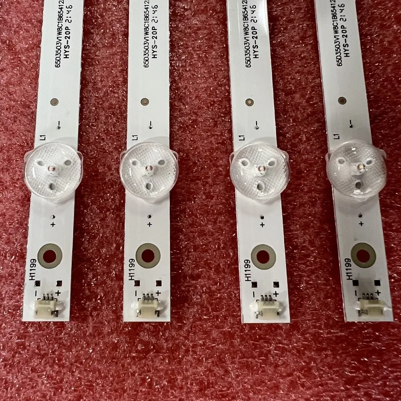 Tiras de retroiluminación LED (12) para Vizio E50-C1 D50U-D1 D50-D1 500TT43 V3 500TT43 V4