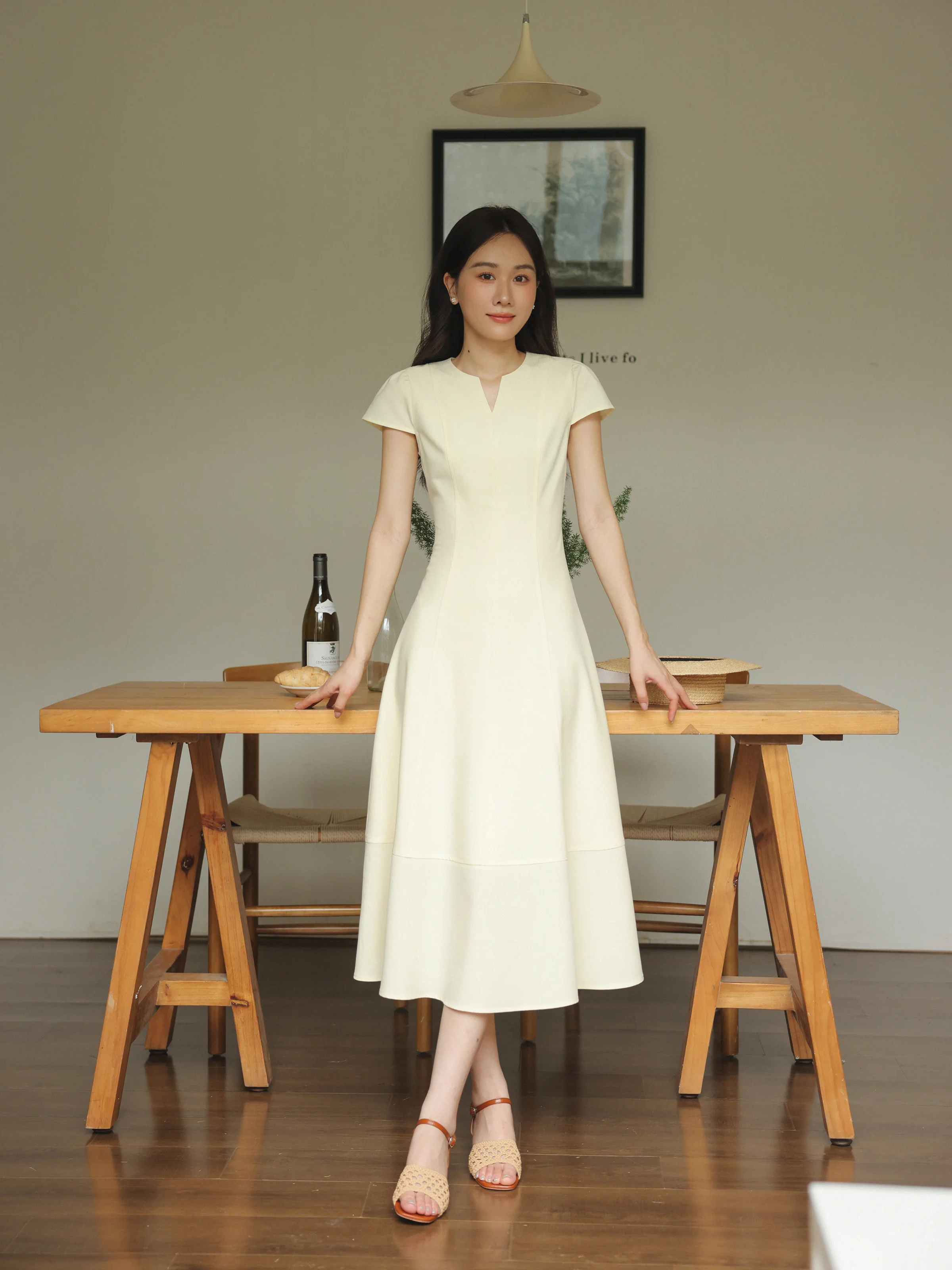 Elegant Slim Fit Maxi Dress Women Summer Short Sleeve A-Line Dress Petite  Waist Shaping Long Dress Formal Casual or Daily Look - AliExpress