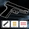 Black Automatic Colt 1911 Automatic Shell Soft Bullet Toy Gun Air Gun CS Shooting Weapon Boy Toy (continuous Firing)  gift 1