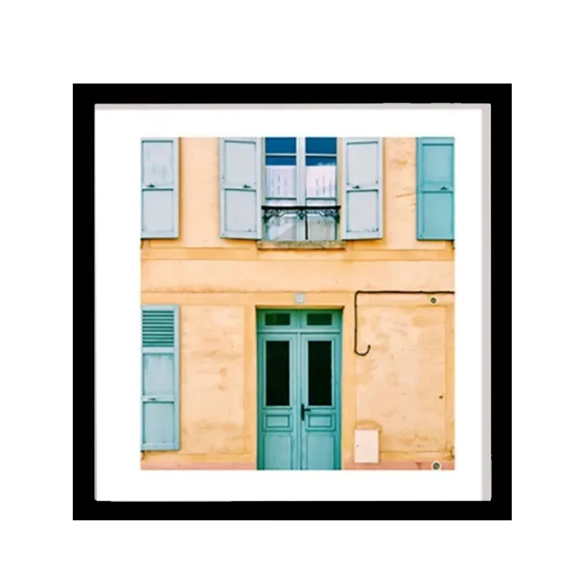 Wood Photo Frame 1pc Square Wood Photo Frame For Wall Hanging 20X20 25X25cm Stand For Pictures Photo Decor Commemorative Gift