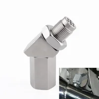 o2 sensor Mini Catalyst converter spacer bung for rear sensor,not remove main Exhaust Catalyst,Check engine light FIX 2