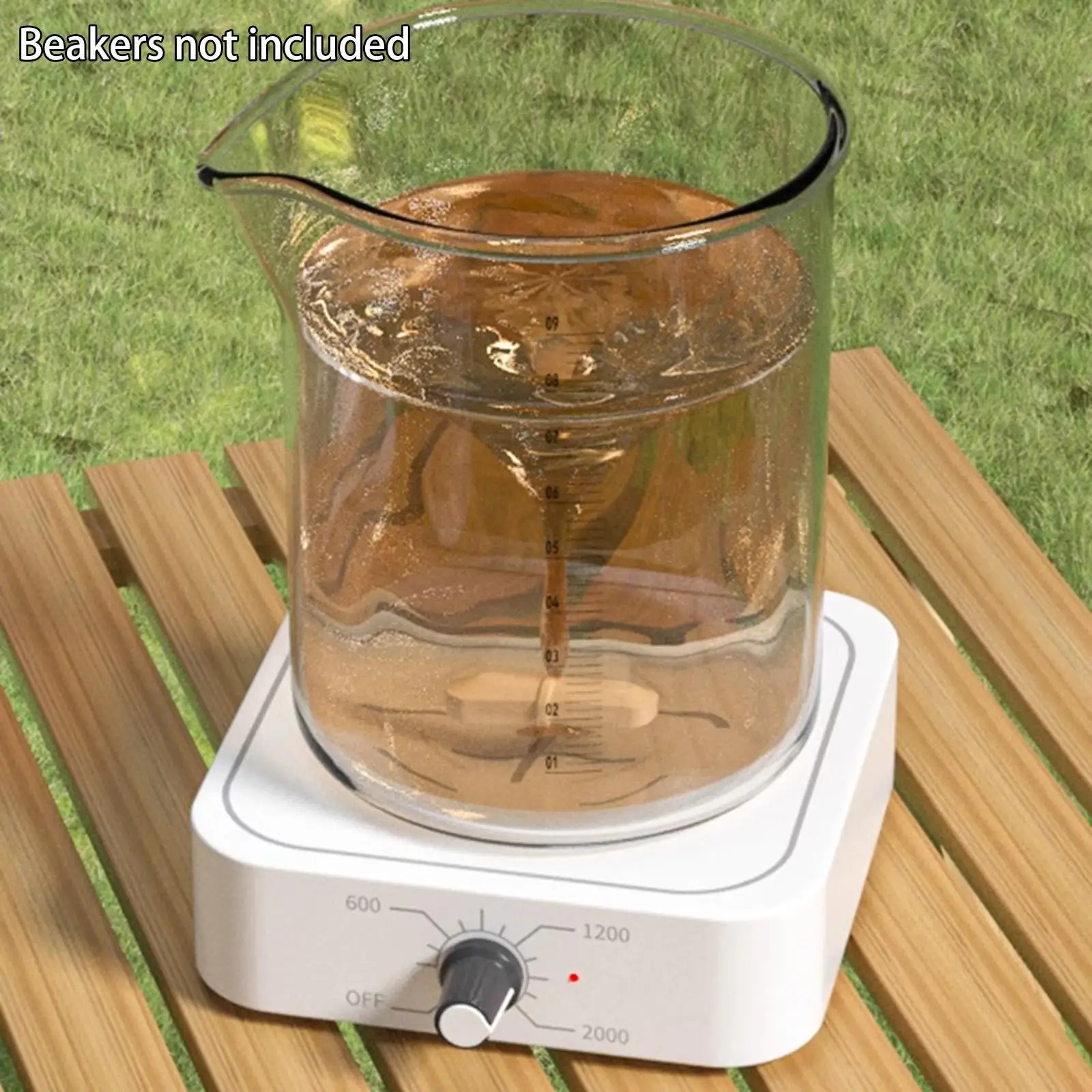 Magnetic Mixer Infinitely Adjustable Speed 1L to 1.5L Capacity with Type C Cable Magnetic Stir Plate for Workspace Lab School 4