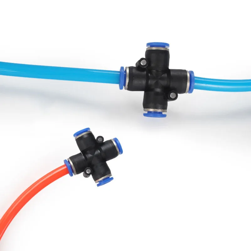 5 Pezzi Connettore Pneumatico Valvola Di Controllo Del Fiusso D'aria - Foto 3