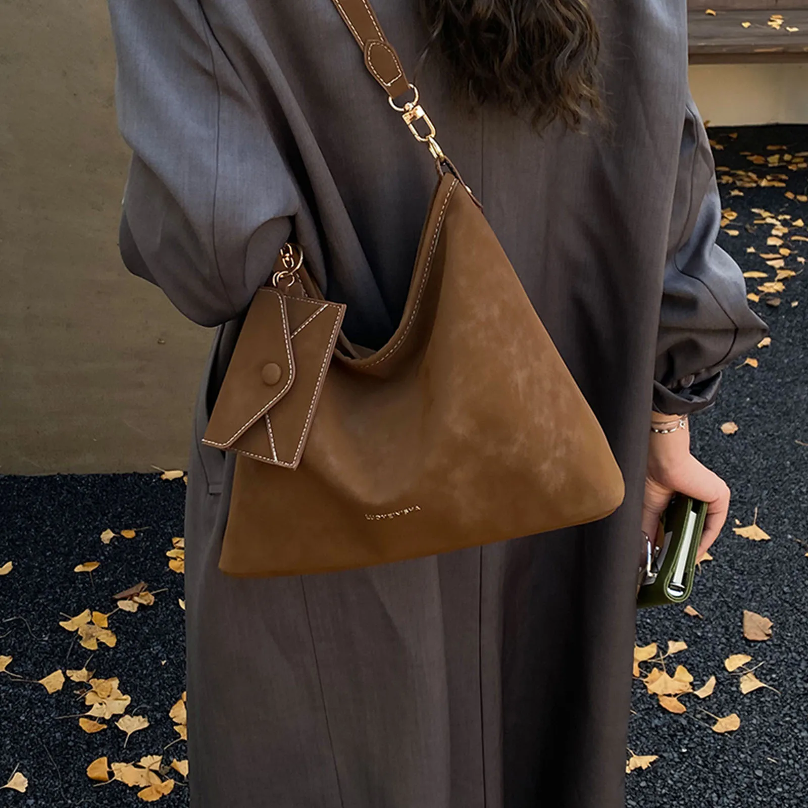 PU Single Shoulder Bag Large Capacity Underarm Bag Ladies Crossbody Bag Solid Color for Girls Woman Birthday Gifts