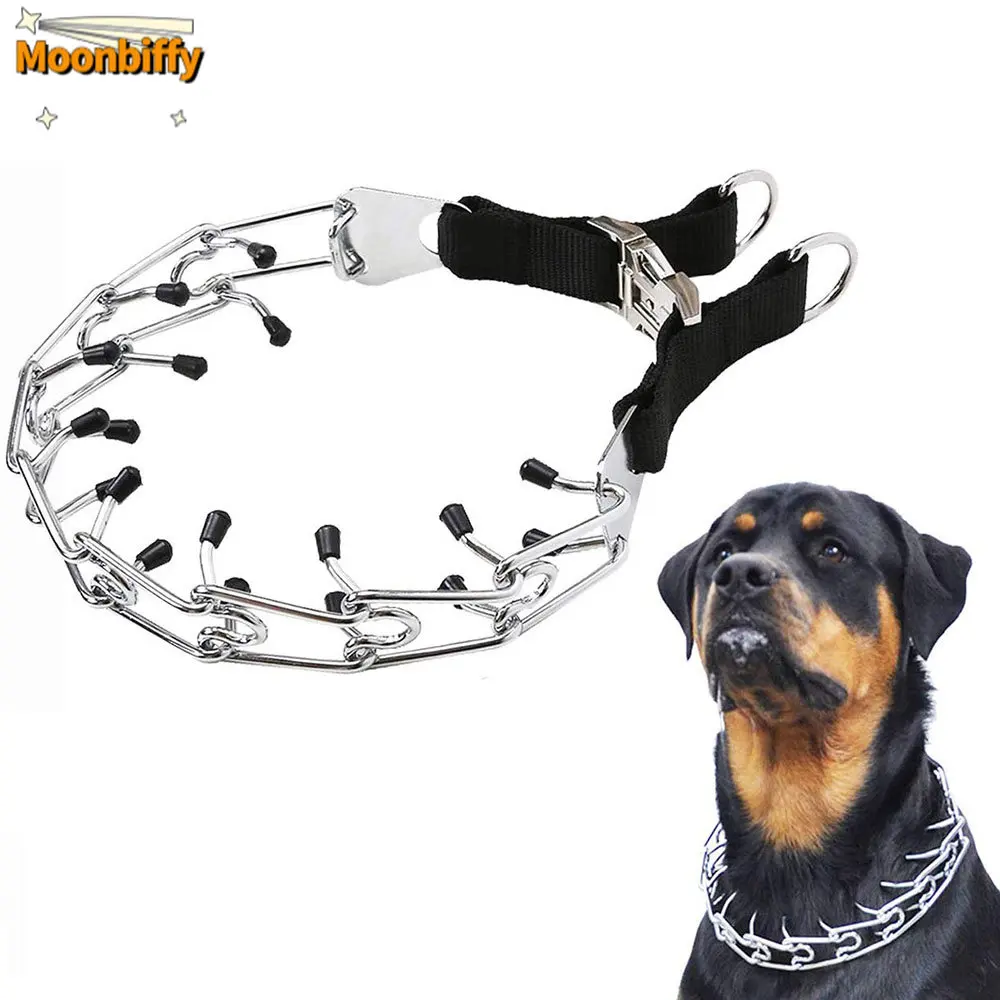 pet-collar-pit-bull-german-shepherd-training-metal-gear-prong-dog