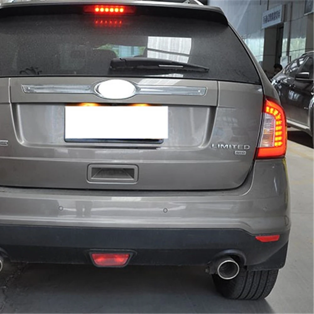 USテールライト 赤いLEDテールライトリアランプ2011-2014フォードエッジ右側と左側 Red LED Tail Lights Rear Lamps For 2011-2014 Ford Edge Right  Left Side