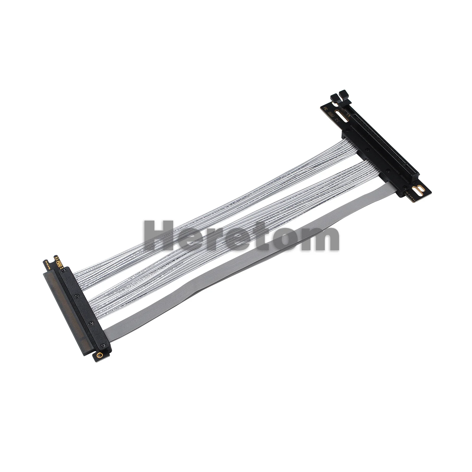 Extensão de Placa Gráfica Flexível de Alta Velocidade Cabo Riser Pcie 4.0x16 Cabo Gpu Pci Express Gen 90 180 Graus - Imagem 6