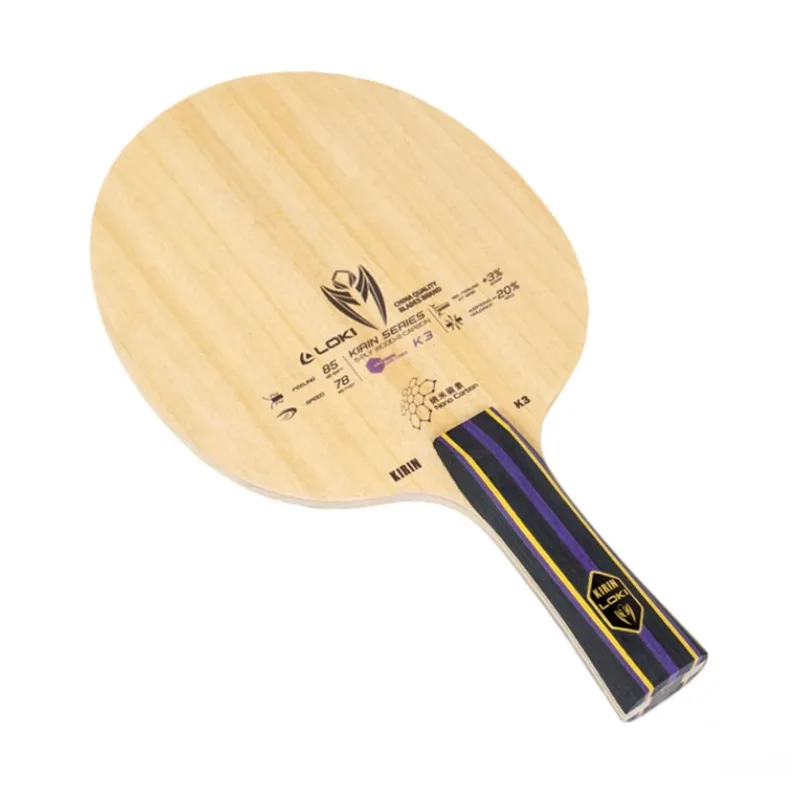 LOKI KIRIN K3 Table Tennis Blade 5 Wood + 2 Carbon Long Handle