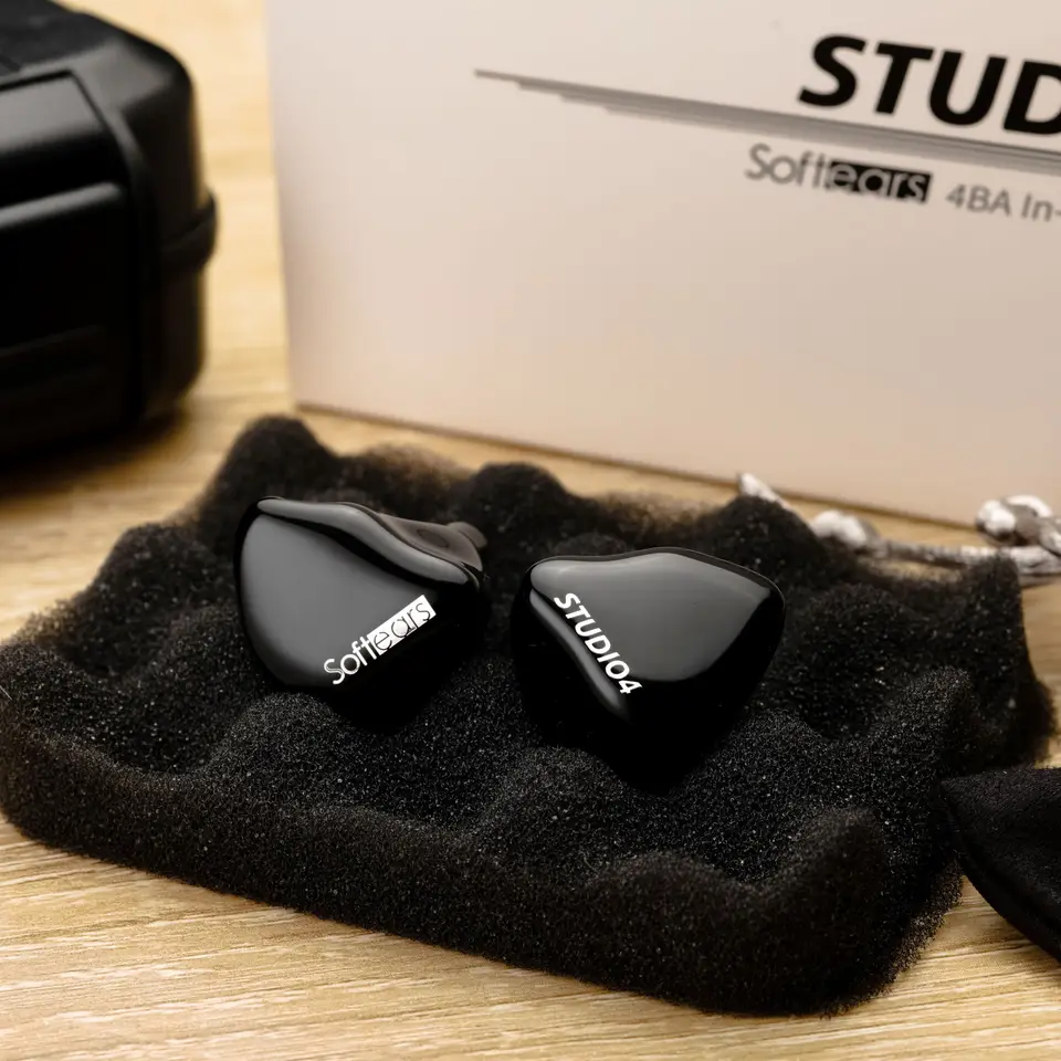 softears studio4 有線イヤホン Amazon.com: Fanmusic Softears Studio4 4BA HiFi Earphone