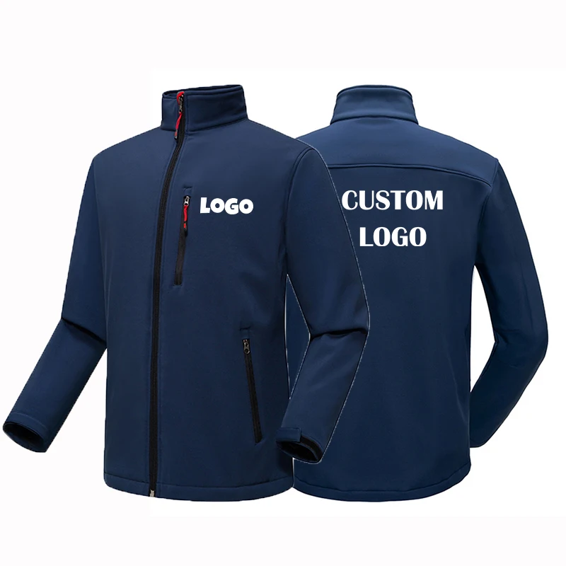 

Custom Logo Coat Outdoor Waterproof Windproof Warm Single-Layer Tactical Soft Shell Assault Jackets Work Clothes Prints