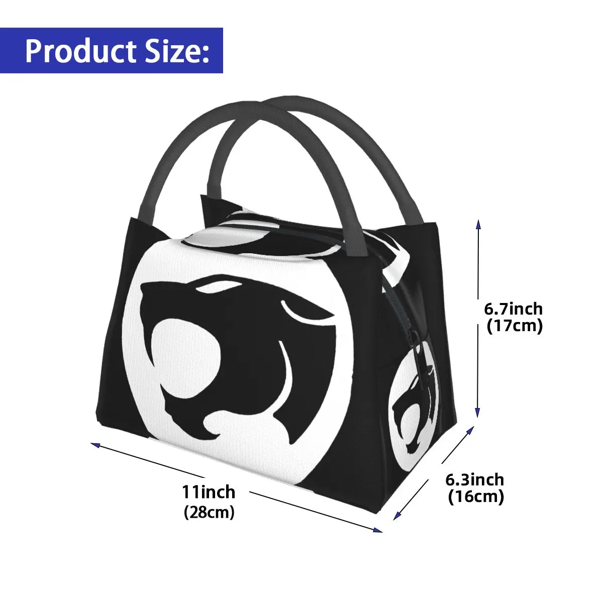 Cartoon Anime Thundercats Portable insulation bag for Cooler Thermal Food Office Pinic Container