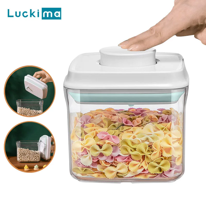 11 Capacities Food Storage Box Container Onebutton On/off Sealed Jar
