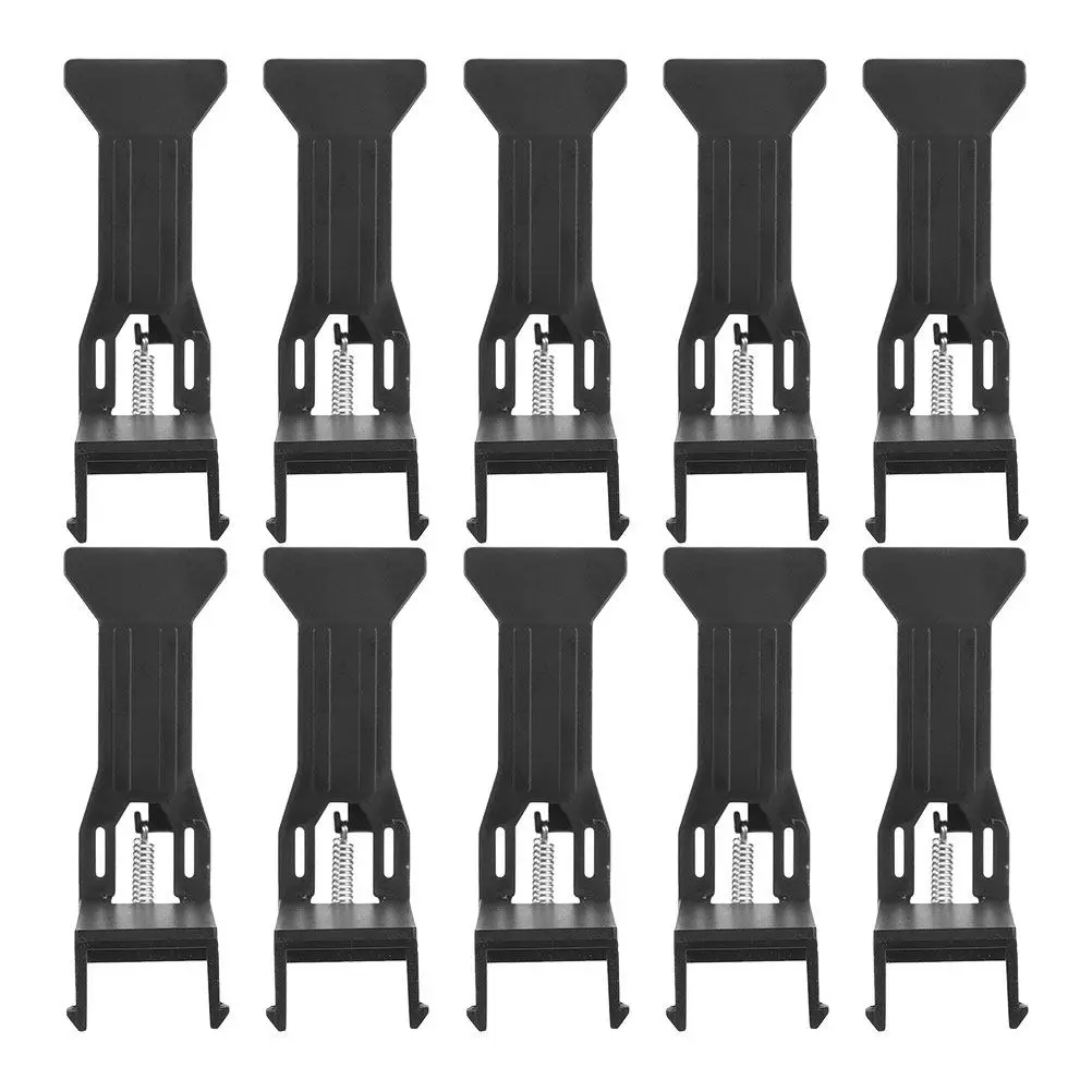 12Pcs 현금 서랍 머니 클립 레지스터 트레이용 플라스틱 범용 클립 현금 정리..