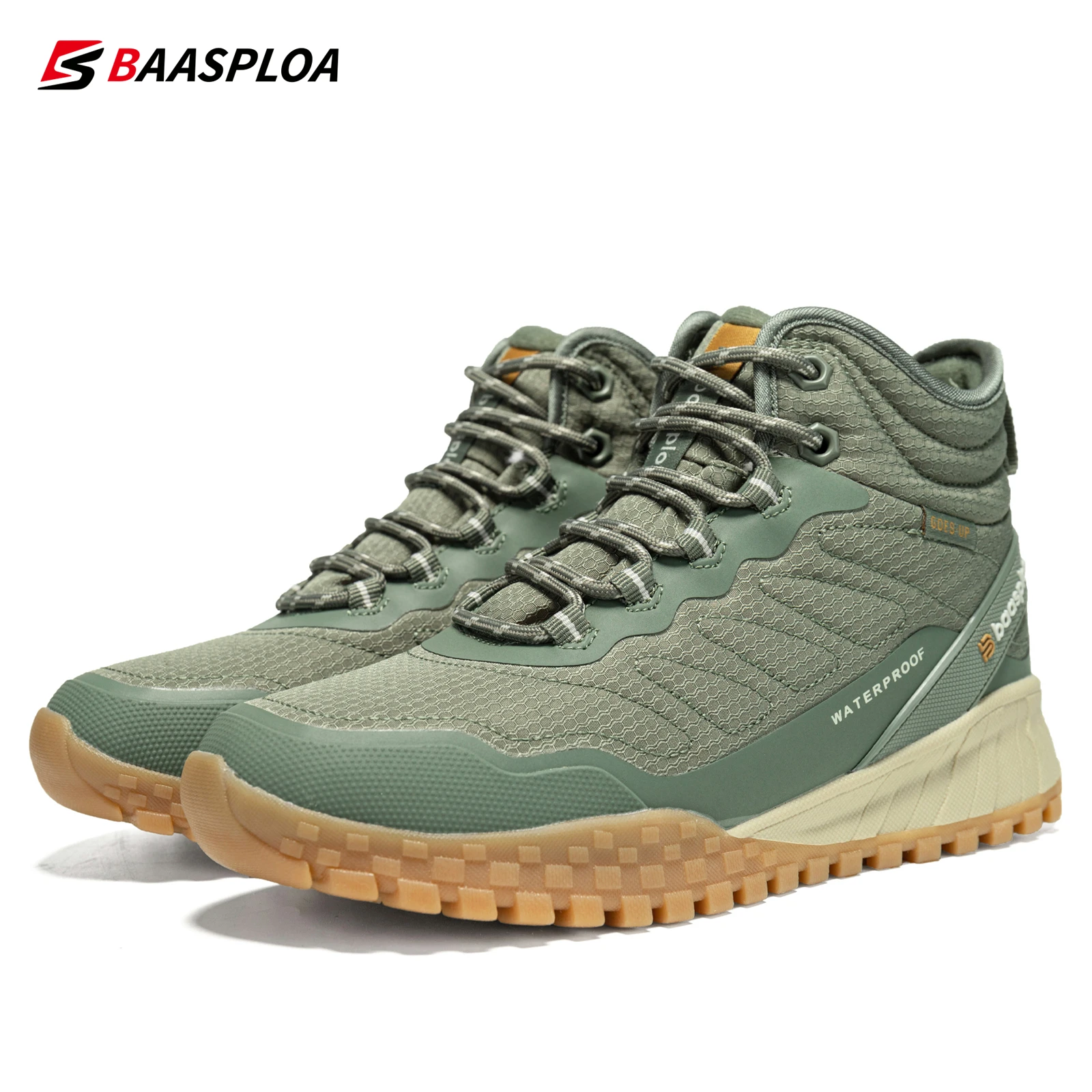2023 Baasploa Women's Winter Ankle Boots Sports Shoes Waterproof Non-Slip Comfortable Warm Plush Women's Cotton Shoes 3