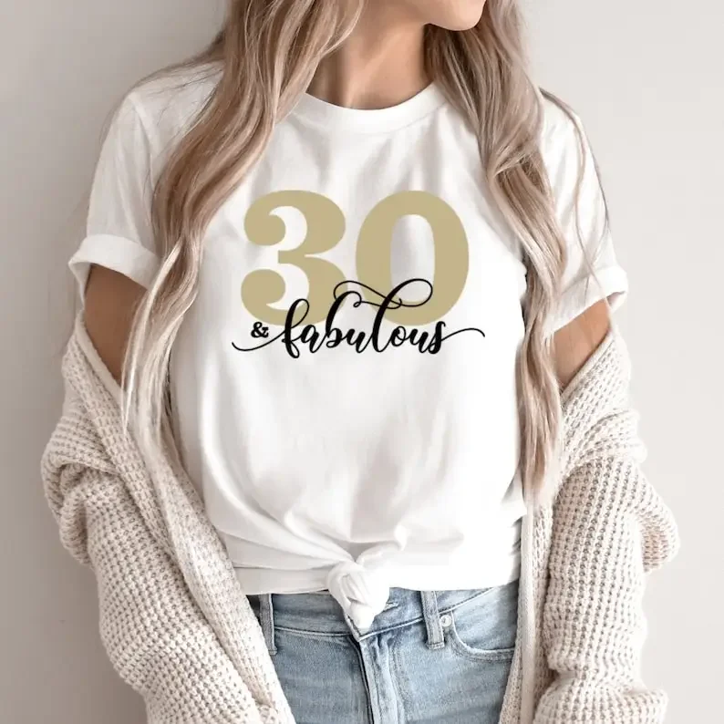 

30 и сказочная лампа для дам | 30th b-day, 30th футболка «С Днем Рождения», 30-й подарок на день рождения