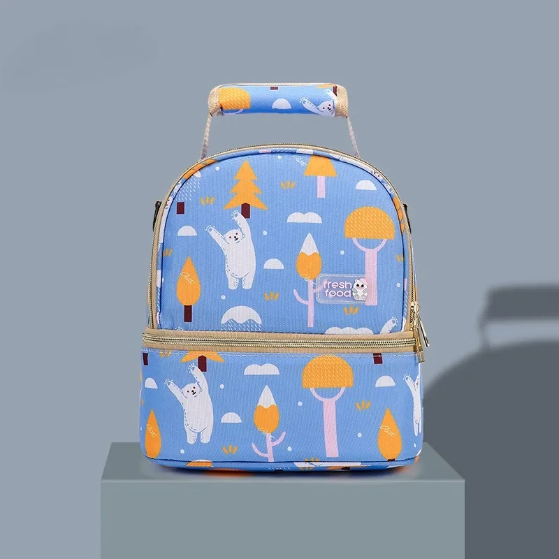 Bottle Bag Insulated Lunch Bag Double-layer Breast Milk Backpack
