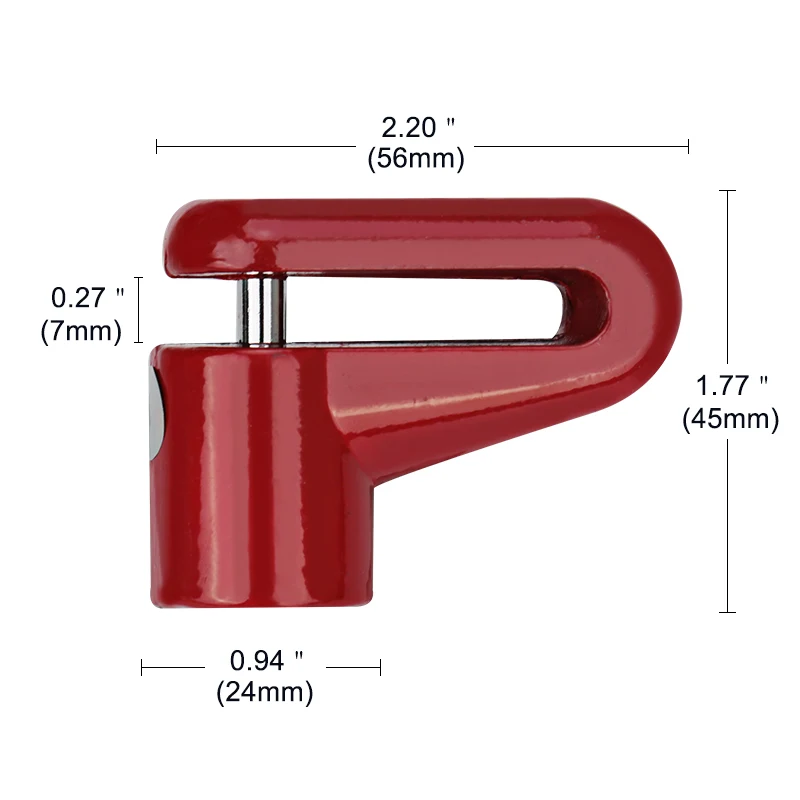 Heavy-Duty Anti-Theft Disc Brake Lock for Motorcycles, Bicycles, and Scooters