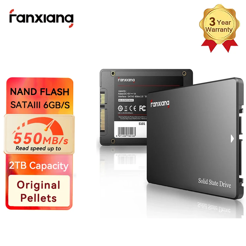 FanXiang-Disque dur interne SSD, SATA III, 120 pouces, avec capacité de 240  Go, 480 Go, 2.5 Go, 512 Go, 1 To, pour PC portable et de bureau - AliExpress
