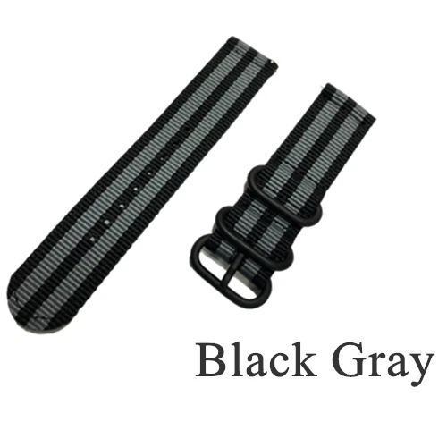 Breathable Canvas Sport Nylon Watch Band - 20mm/22mm Strap