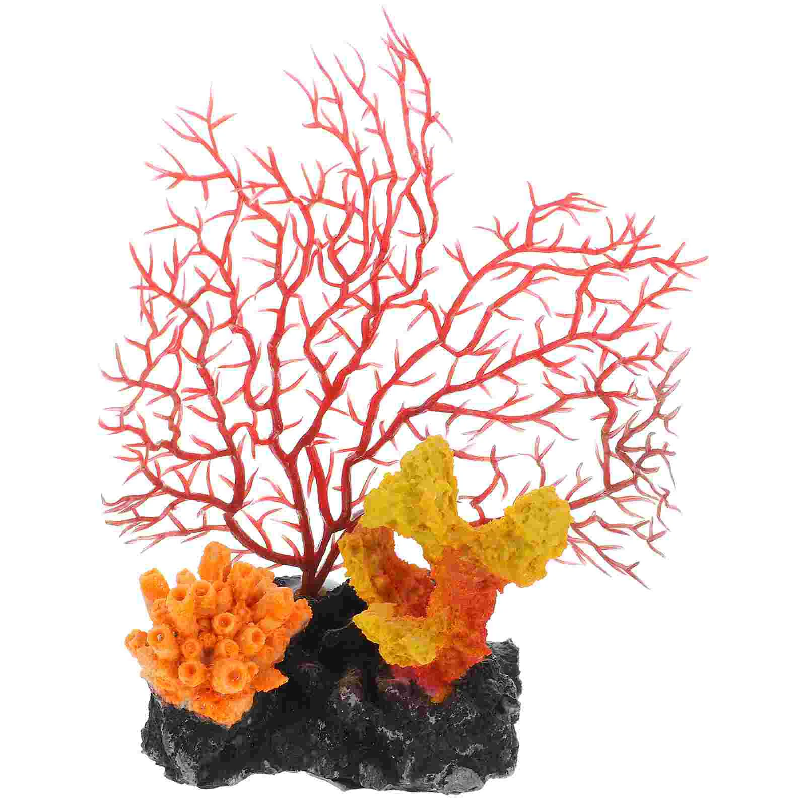

Aquarium Decoration Artificial Plants Turtle Tank Coral for Fish Plastic Ornament