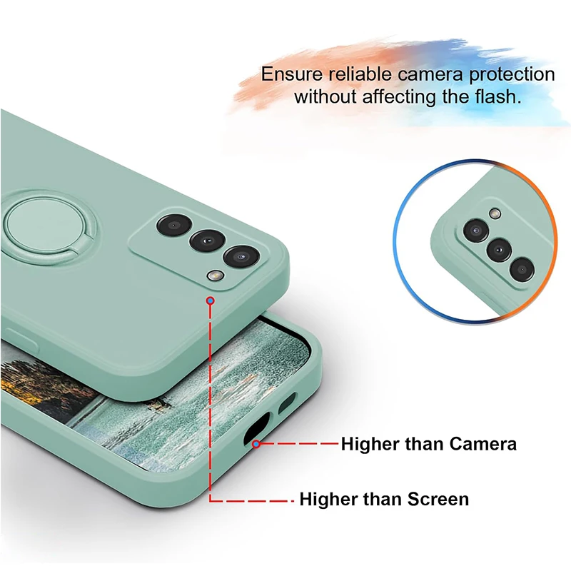 Premium Silicone Magnetic Kickstand Case