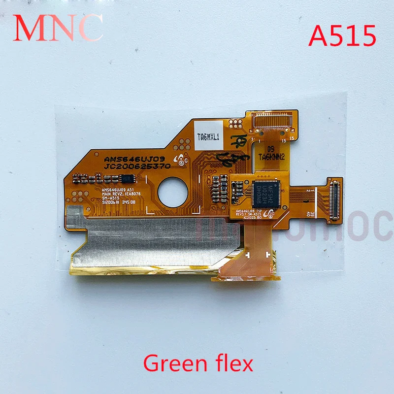 

5pcs COF LCD Touch Screen Image Green Flex Cable For Samsung Galaxy Note10 Lite A515 A705 A40 A80 A90 S20 FE Phone Refurbushing