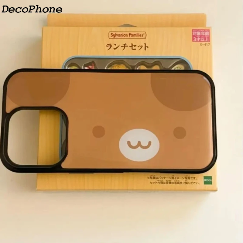 Japanese Girl Heart Retro Cute Bear Cartoon Phone Case - Y2K Cover