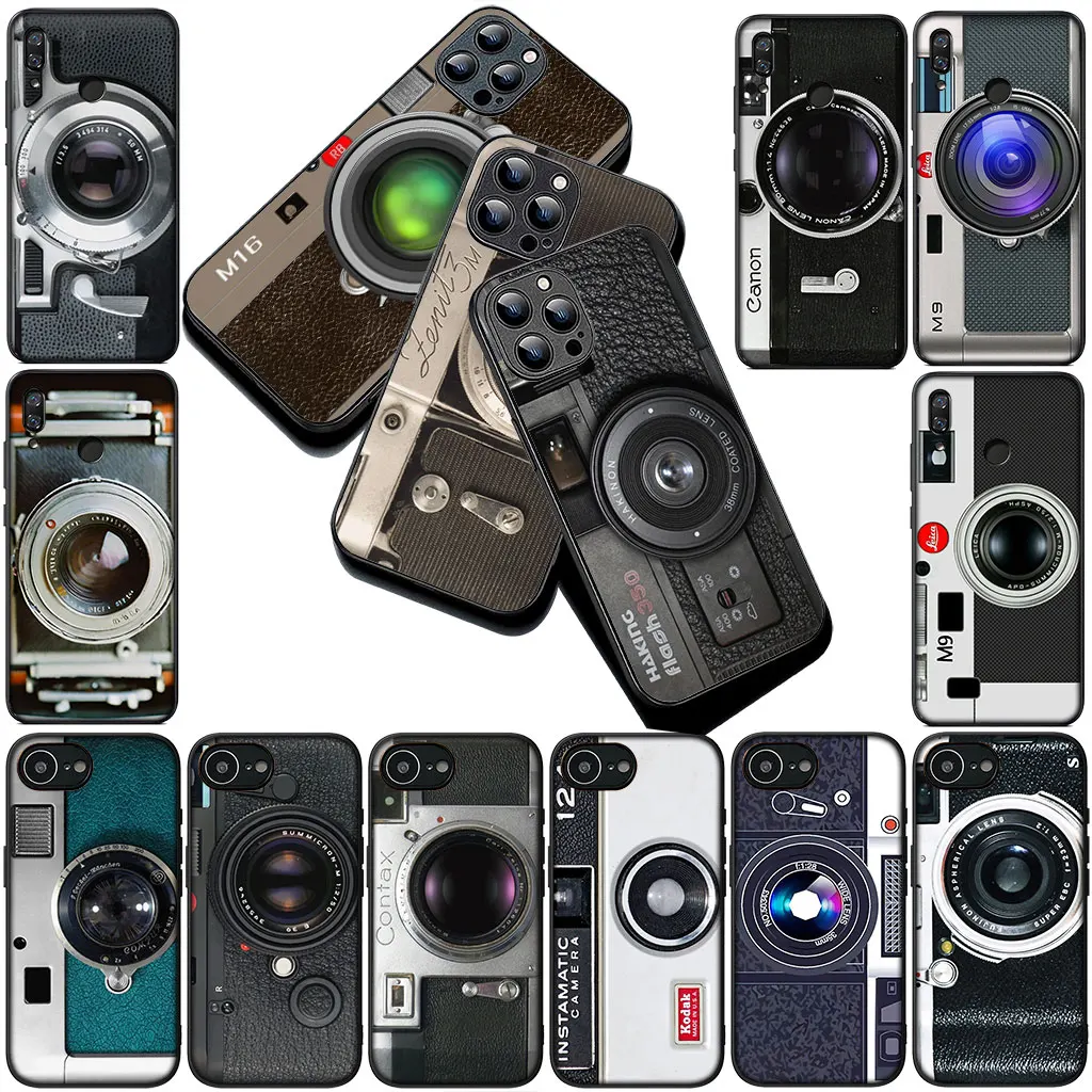 Retro Style Fashion Camera Vintage Phone Case - Stylish Protective Cover